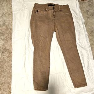 Torrid Super Stretch Light Brown Jeggings Size 14